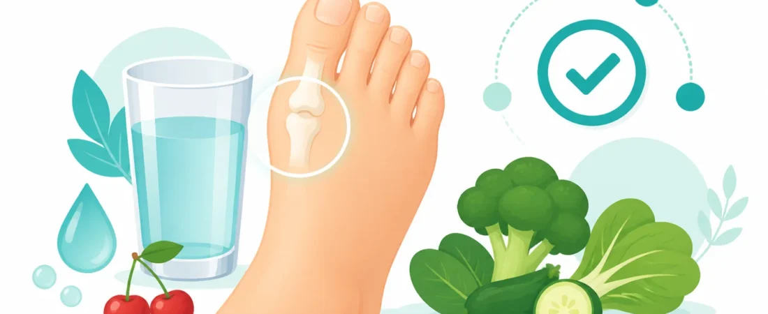 통풍 증상·원인·음식 총정리 2026 — 발작 통증부터 요산 관리까지